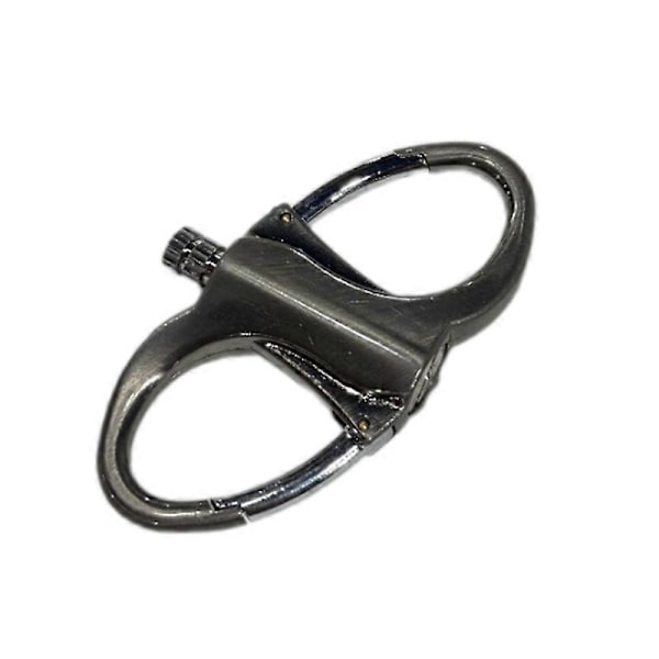 Permanent Match Infinity-lighter med nøkkelring, Den evige lighteren, Nød-ildstartersett Black