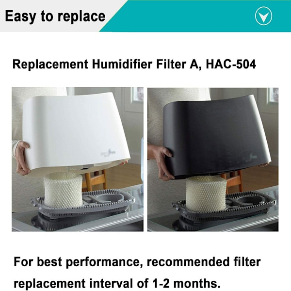 Sopii Honeywell HC-888N ilmankostuttimen suodattimeen, puumassasta valmistettu paperinen vedenimeytyssuodatin, märkäverho