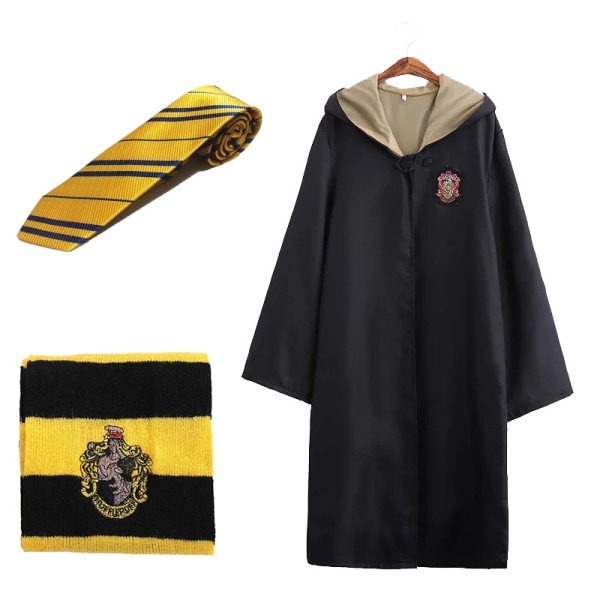 Harry Potter 3ps Set Magic Wizard Fancy Dress Viitta Viitta 155 Hufflepuff Hufflepuff 155