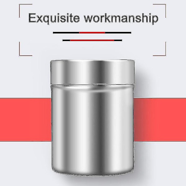 Chokolade Shaker Låg Stainless Steel Glasursukker Mel Kakao Pulver Sigte Køkkenredskab (6×8cm)