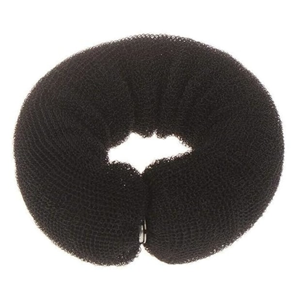1 st Svart/Brun/Elfenben Elegant Dam Kvinnor Flickor Formare Donut Hårband Knuthår Modeverktyg Hårstyling Tillbehör