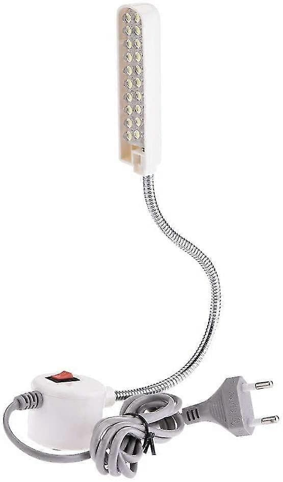 Symaskinslampa LED magnetisk monteringsbas svanhalsarm 30 LED