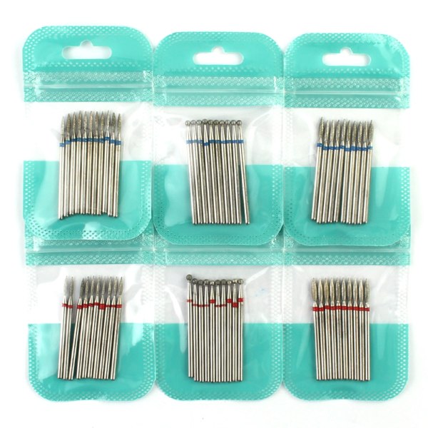 10 kpl Diamond Cutter Nail Bits set 10pcs H27