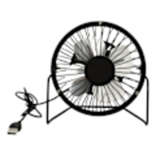 Solpanelventilator 5W USB 360 Graders Justerbar Solpanel Drivhusventilator til Udendørs Hønsehus og Hundehus