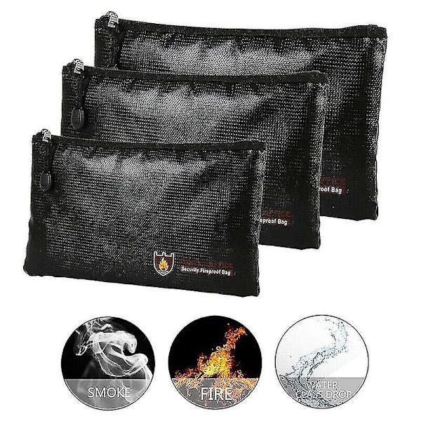 Brandsikker Dokumenttaske Pengeboks Brandsikker Vandtæt 27 * 17 Cm 27CM*16CM