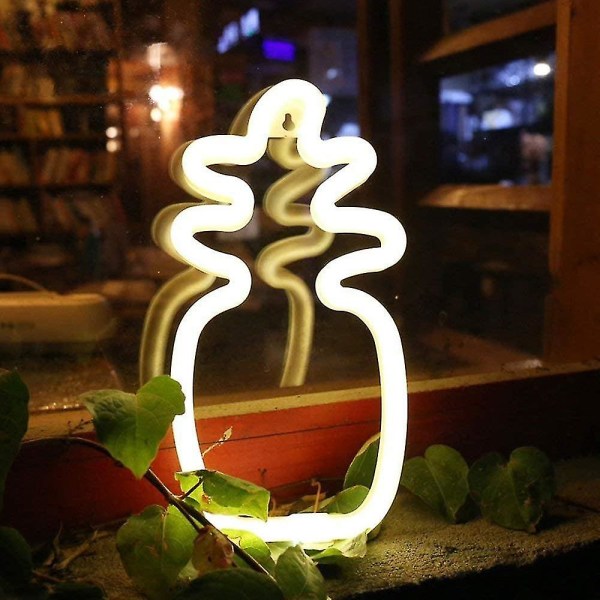 Led Pineapple Neon Light Decoration Night Light Til juledekoration