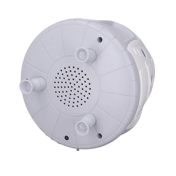 Nattlamper i romkapsel, 8 lysmoduser, dekorasjon, musikk, USB, Bluetooth, lysende stjerneprojektor