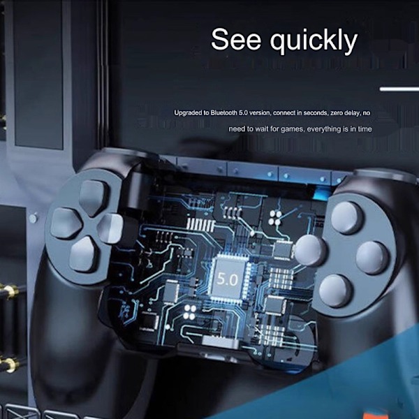 2 stk. PS4 Controller Trådløs til Playstation 4