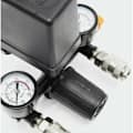 Kompressor trykkregulator med trykkbryter - Trykkbryter med 2 displayer