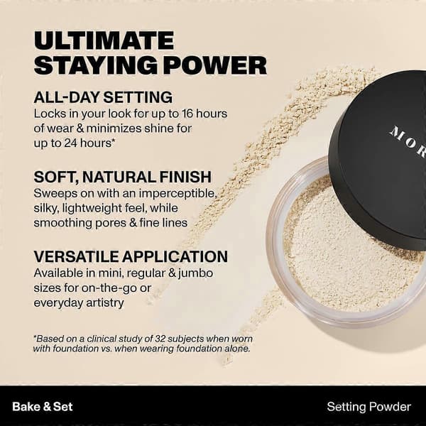 Morphe Totally Set Mini Brighten & Set Puder - 3,7 g/2 st