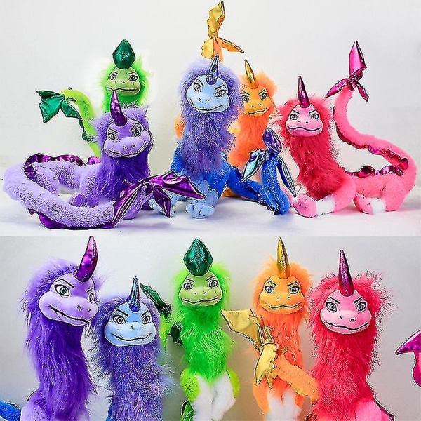 70 cm Blue Sisu Dragon Plyschleksak Raya And The Last Dragon Toys Mjuka gosedjur Kawaii Dolls Födelsedagspresent The Last Dragon-i Orange