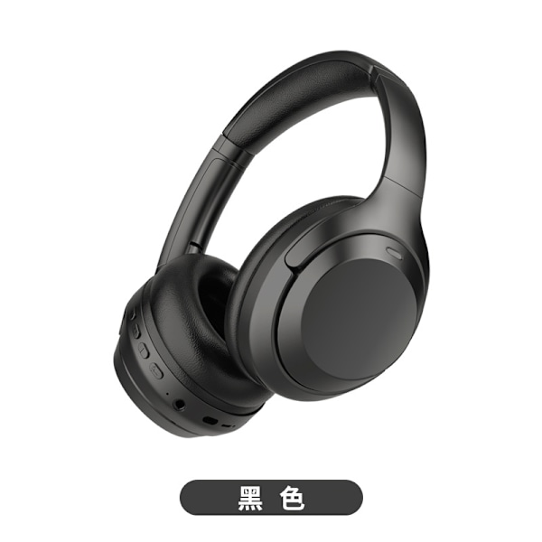 Active Noise Cancelling Trådløse Øretelefoner, Rig Bas, Klare Opkald, 30 Timers Afspilningstid, Komfortabel Brug, Sort