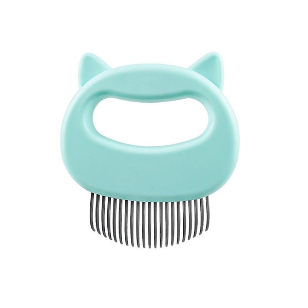 Cat Comb Massage Shell Comb Pet Hårborttagning Borste green