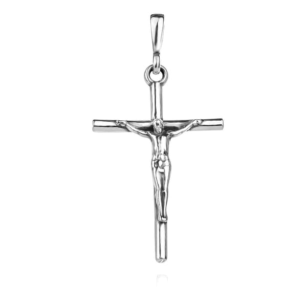 Solid Vedhæng Krucifiks Religiøs Halskæde Smykker Unisex Smykker