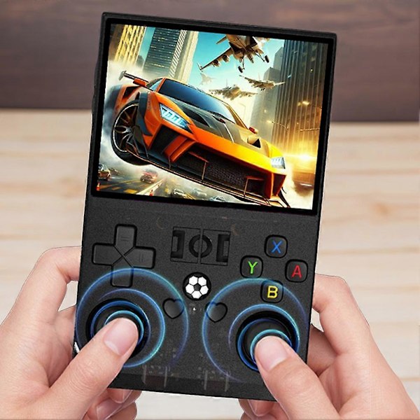R36PRO Kannettava pelikonsoli 3,5 tuuman 64G Sisäänrakennettu 15000+ peliä Kannettavat retrovideopelien pelaajat Lahja aikuisille