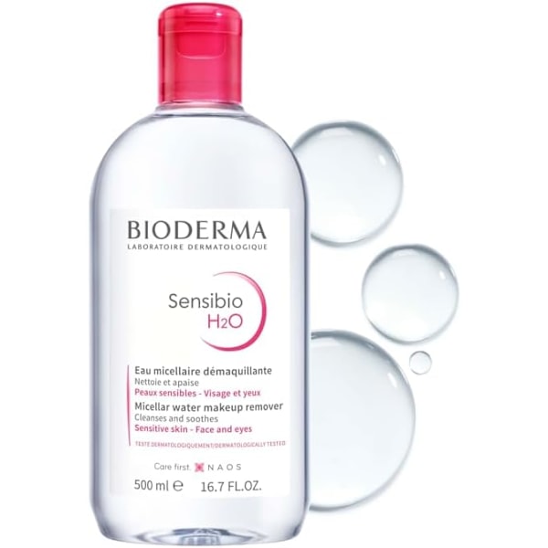 Sensibio H2O Micellar Water Sensitiv Hud 500 ml, Sminkefjerner