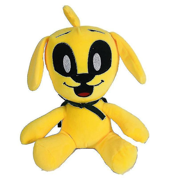 25 cm Mikecrack Plyschleksaker Mike-crack Plyschleksaker Gul Hund Mjuka stoppade dockor Anime Djur Hund Pel