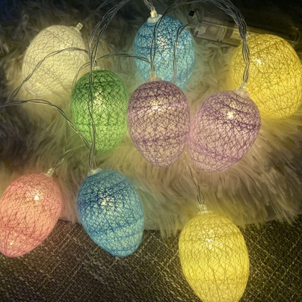 Påskäggslinga - 1,5 m 10 LED Påskäggslingor