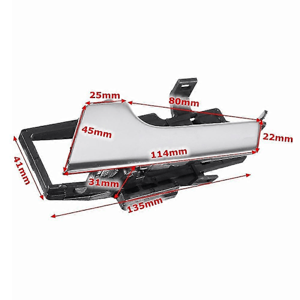 4 stk. Indvendige Dørgreb til Chevrolet Aveo 2007-2011 Aveo5 2009-2011 Pontiac G3 2009 96462710 Ca