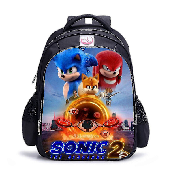 Anime Sonic Tegneserie Spil Tegneserie Anime Børne Rygsæk 20