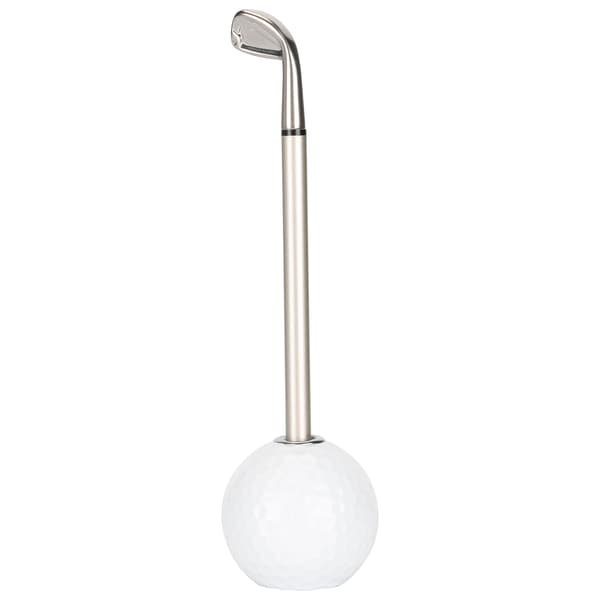Golfpenner Dekorasjoner Kontorpult Multifunksjonell Penneholderstativ med Golfballdesign (Hvit)