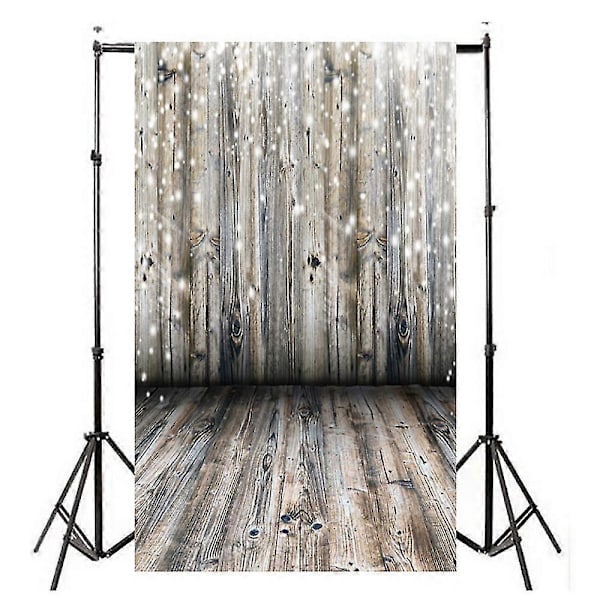 Vinyyli Puu Seinä Lattia Valokuvaus Studio Rekvisiitta Tausta 3x5ft F