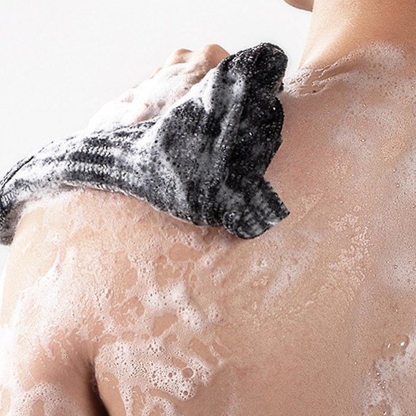 Badesvamper, Dusj, Bade, Loofah-stropp, Dusj, Badeskrubber, Eksfolierende børste for bad