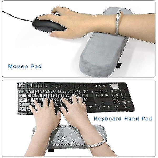 1 Par Stolearmlæn Puder Albue Pude Trykaflastning Kontorstol Gaming Stol Armlæn Med Memory Foam Armlænspuder - YUHAO