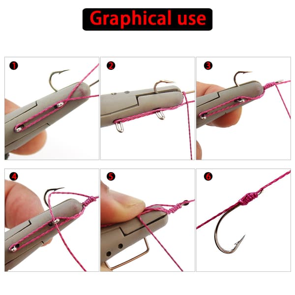 Nail Knot Hurtig Bindeværktøj Fluefiskeline Krog Tier Tackle Tilbehør