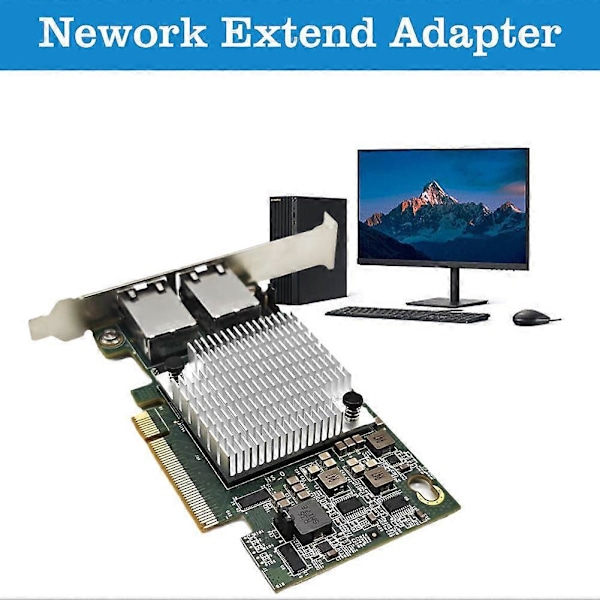 X540-T2 10G Dobbel RJ45-porter PCI-Express Ethernet Konvergent Nettverksadapter