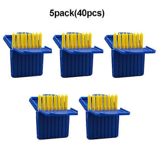 40 stk. Starkey Voksfilter Beskyttelsesverktøy Renseverktøy Høreapparat Voksfilter (1,5 mm) for Starkey Hear Clear Høreapparatfilter 5pack(40pcs)