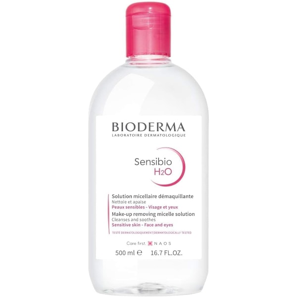 Sensibio H2O Micellar Water Sensitiv Hud 500 ml, Sminkefjerner