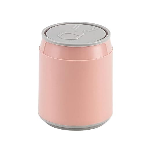 Mini papperskorg, avfallsbehållare med trycklock, 1,8L/0,47Gal avfall