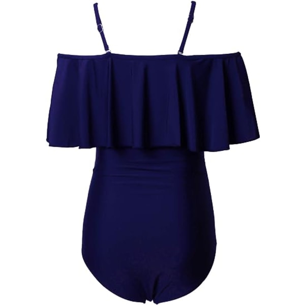 Gravidbadkläder Dam Bikinis Tankini Sommarbaddräkter Graviditetsbadkläder Blå(XL Blue XL