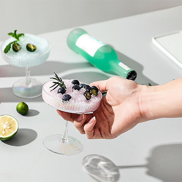 Elegante Margarita Glass med Stor Kapasitet, Cocktailglass For Fest & Dekor - dwdz