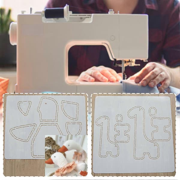 DIY Handbroderiverktyg DIY Patchworkschablon för Sömnadsbroderientusiaster