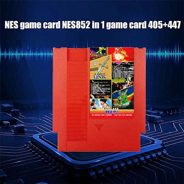 Forever GAMES OF NES 852-i-1 (405+447) Spillkassett for NES-konsoll, 1024MBit Flash Chip i bruk