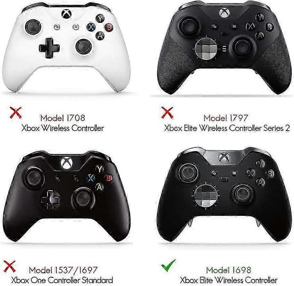 Udskiftnings-thumbsticks til Xbox Elite 1 Controller, 6 i 1 udskiftelige magnetiske joysticks til Xbox One Elite Controller Series 1