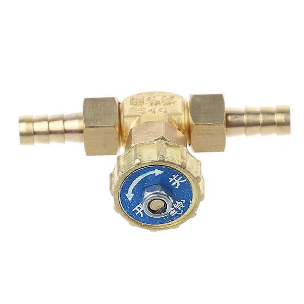 Albu Messing Nåleventil 8mm Propan Butan Gassjusterbar Med Barbspisser 1 Mpa