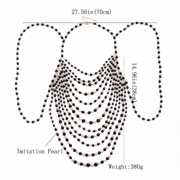 Dame Pearl Body Chain smykker