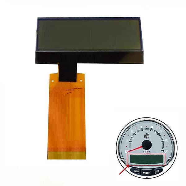 LCD-skjerm for Mercury Smartcraft SC1000 Turteller Speedometer Dashboard 8m0101099