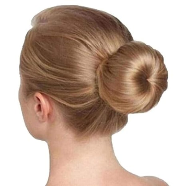 1 st Svart/Brun/Elfenben Elegant Dam Kvinnor Flickor Formare Donut Hårband Knuthår Modeverktyg Hårstyling Tillbehör