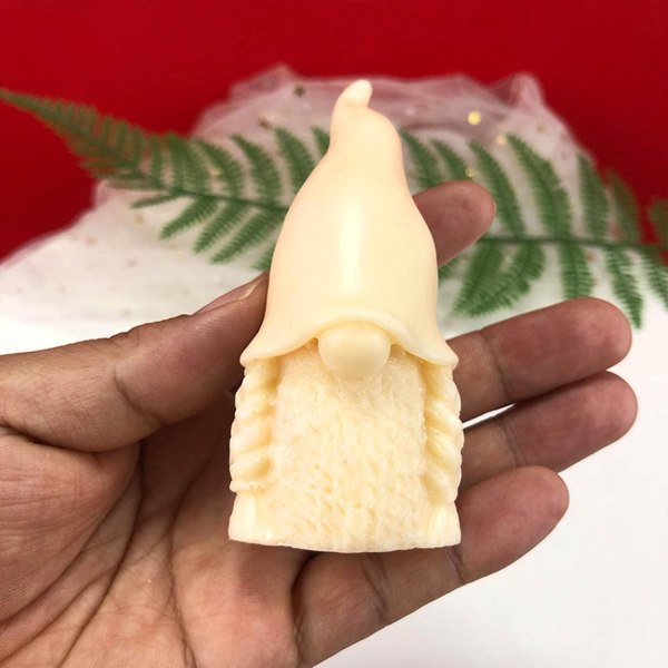 Ansiktsløse julenissen form DIY Craft former Gnome C