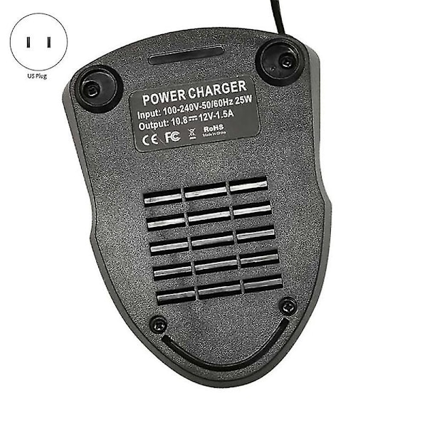 Al1115cv Batterilader for 10.8V 12V Bat411 Bat412a Li-ion Batterier Erstatning Elektrisk Drill