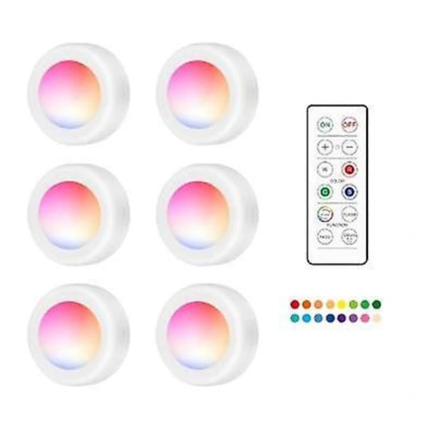6-pack LED-spotlights med fjärrkontroll – bäst i test.