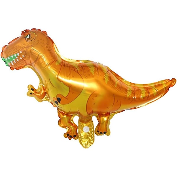 Dinosaur Fødselsdagsdekorationer 6 stk. Kæmpe Selvstående Dinosaur Folieballoner Festartikler - -