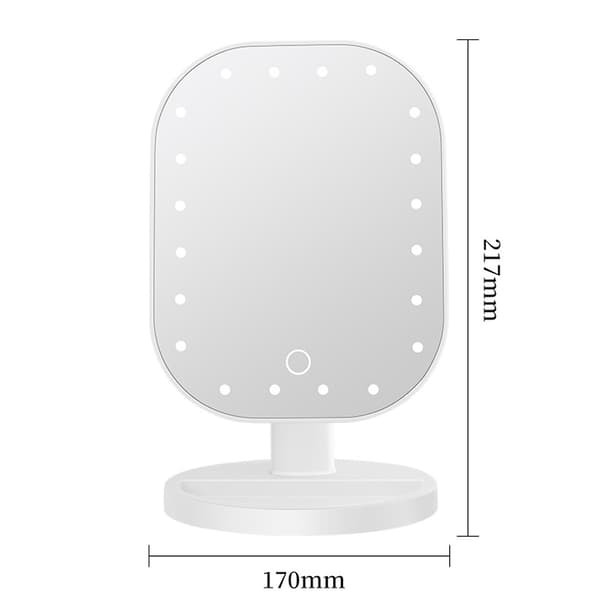 LED Lys Makeup Spejl Touch Design Fyld Lys Spejl til Kollegium Hjem