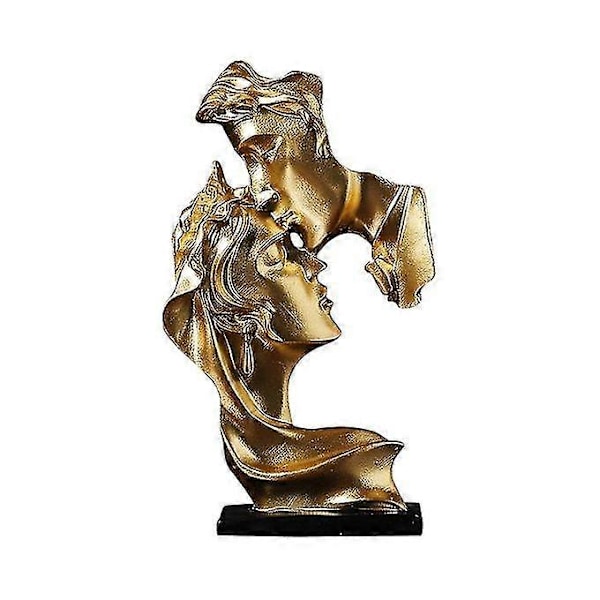 Kjærestepar Statue Figur Abstrakt Kunst Skulptur Hjemmeinnredning