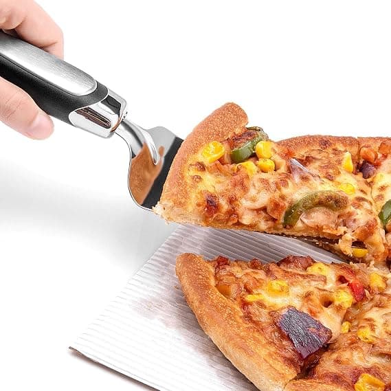2 STK Bestikk Pai Server Rustfritt Stål Kakeskjærer, Pizza/Terte/Dessert Skjærer.