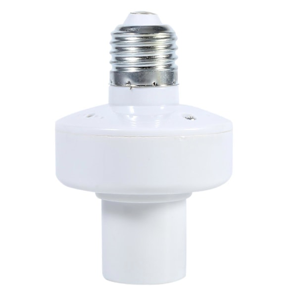 E27 Skruv Trådlös Fjärrkontroll Lampa Glödlampa Hållare Sockel Strömbrytare 220V